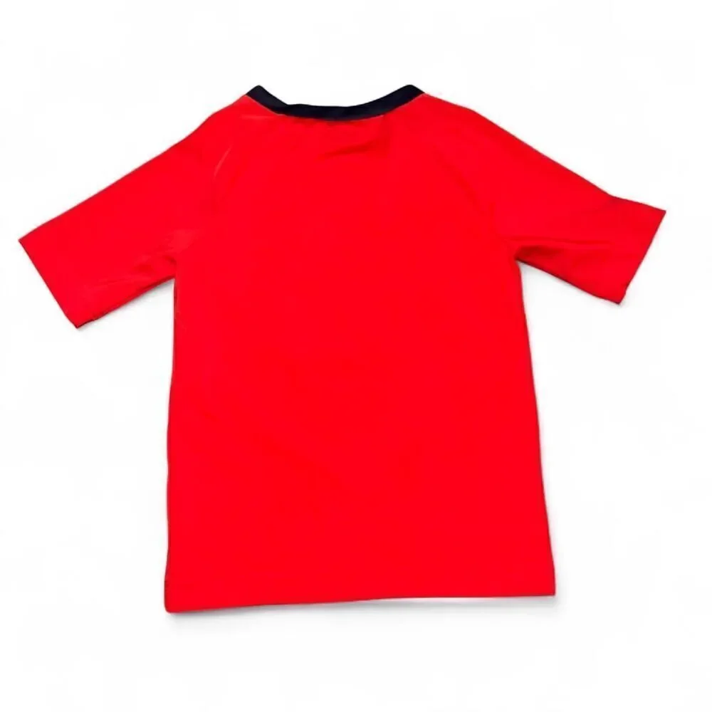 Gymboree Kid's Red Short Sleeve Rash Guard Size 3T